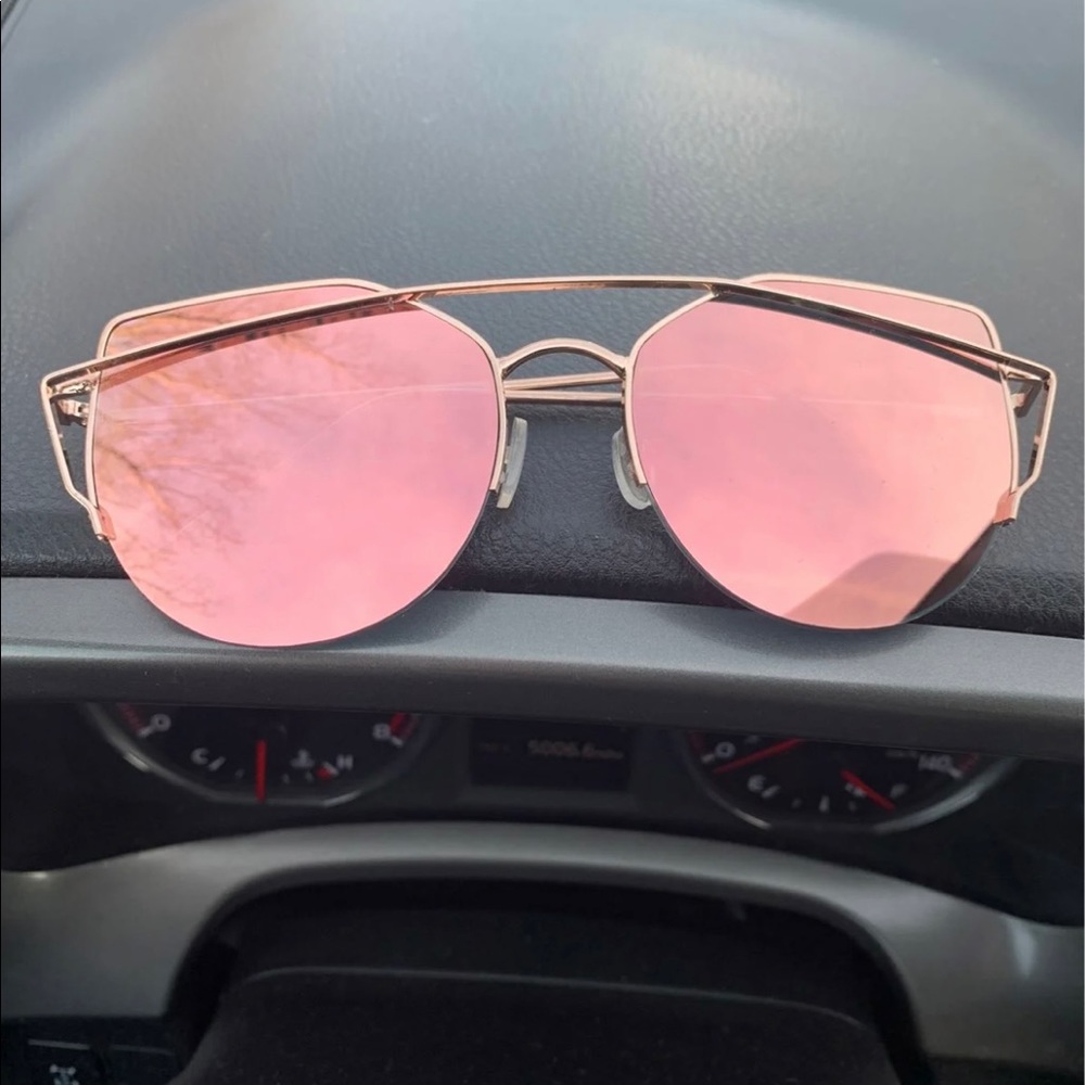Pink sunglasses